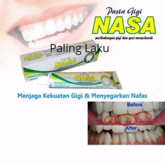 Pasta gigi / odol herbal anti karang gigi NASA original 120 gr