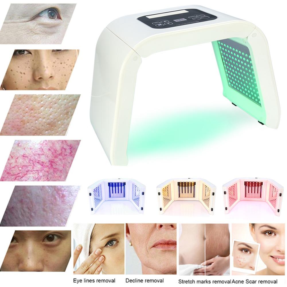 PDT 4Colors Light Photodynamic Facial Skin Care Rejuvenation Photon Therapy Machine US Plug