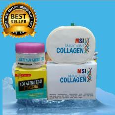 Pemutih alami Cream GAMAT reaksi cepat DAN SABUN MSI COLLAGEN