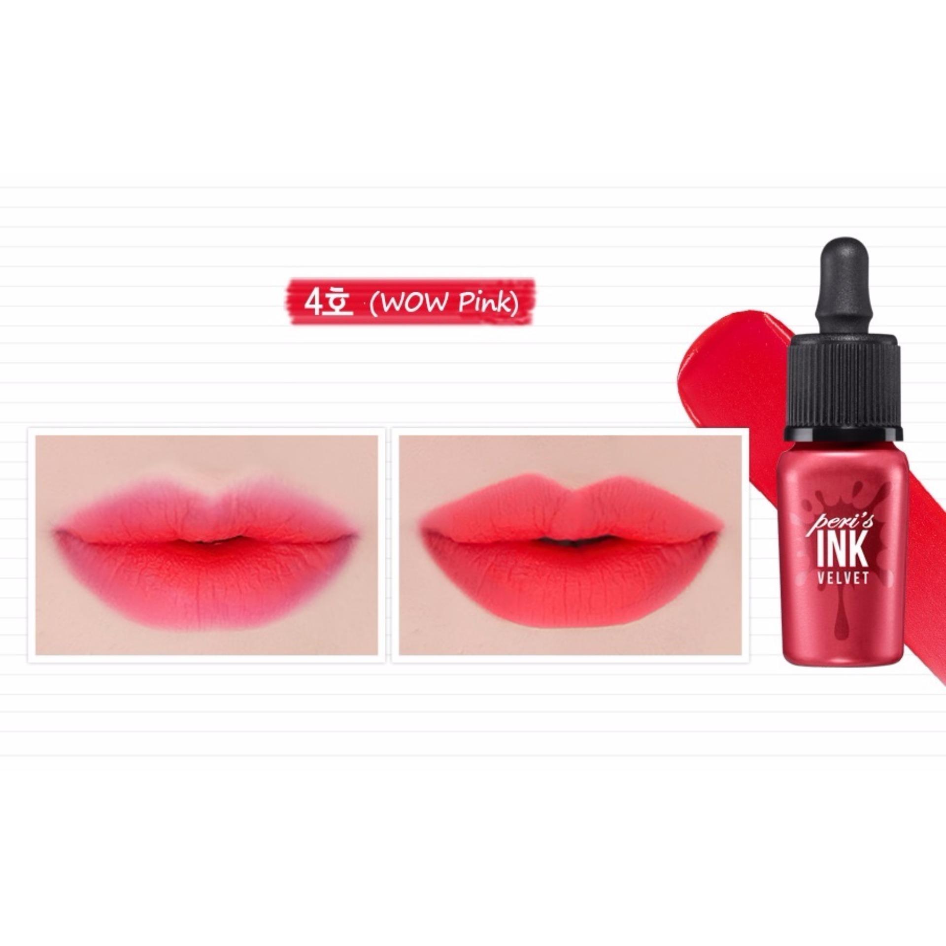 Peripera Peri's Ink Velvet Original #04 Wow Pink - 1 Buah Peripera Peri's Ink Velvet Original #04 Wow Pink - 1 Buah