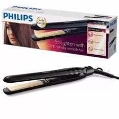 Philips KeraShine Ionic Straightener Alat Catokan, Pelurus Rambut - HP8348 Hitam