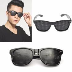 Pinhole Sunglasses / Kacamata Terapi Vision Untuk Kesehatan Mata Untuk Segala Usia Free Box Kacamata