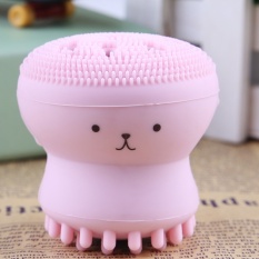 Pink Gurita Kecil, Cuci Brush Cleanser, Pembersih Pori, Manual Silicone,-Intl