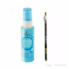 Pixy Aqua Beauty Mist 60ml Free Implora Pensil Alis Hitam Resmi BPOM