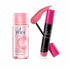 PIXY Lip Cream 01 Chic Rose (4 gr) + Eye & Lip Makeup Remover (60 ml)