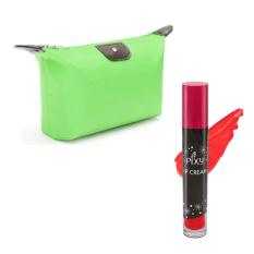 Pixy Lip Cream 03 Classic Red Free Alisha Tas Kosmetik Mini Hijau Tosca