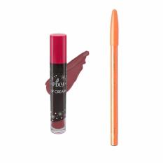 Pixy Lip Cream 06 Bold Maroon Free Davis Eyebrow Pensil Alis Hitam