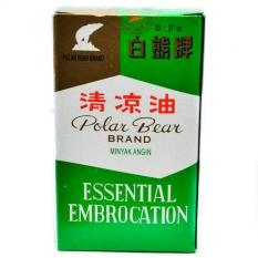 Polar Bear Brand Oil 27 Ml - Minyak Angin Beruang, Meredakan Sakit Kepala, Mual, Mabuk Perjalanan