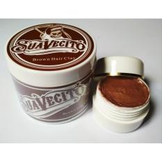 Pomade SUAVECITO Warna BROWN / COKELAT Kemasan MINI 15 gr (Free Sisir Saku)