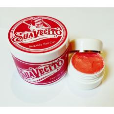 Pomade SUAVECITO Warna BURGANDY RED / MERAH Kemasan MINI 15 gr (Free Sisir Saku)