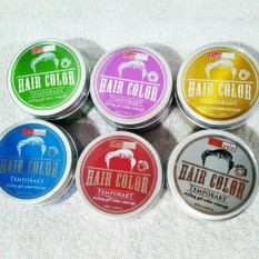 Pomade Warna Cultusia BPOM - Cultusia Pomade Hair Clay Colour BPOM - Green Leaf + Free Sisir -1 Pcs