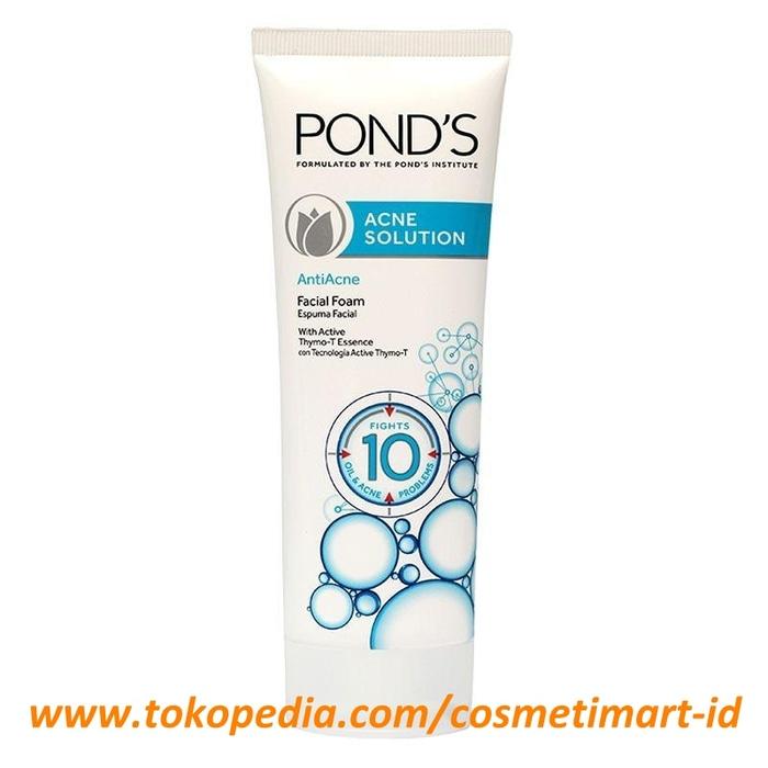 POND's ACNE SOLUTION FACIAL FOAM 100GR