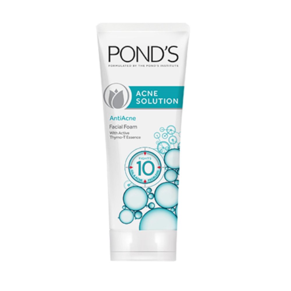 Ponds Acne Solution Facial Cleanser Foam 50gr