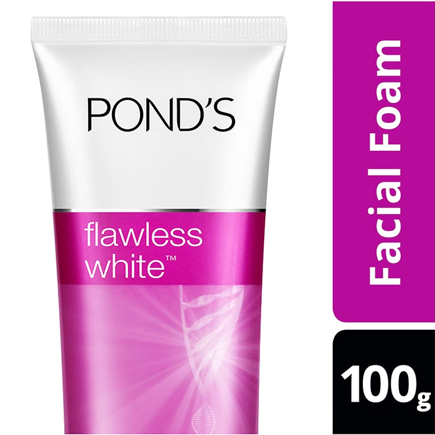 PONDS FACIAL FOAM FLAWLESS WHITE DEEP WHITENING 100G