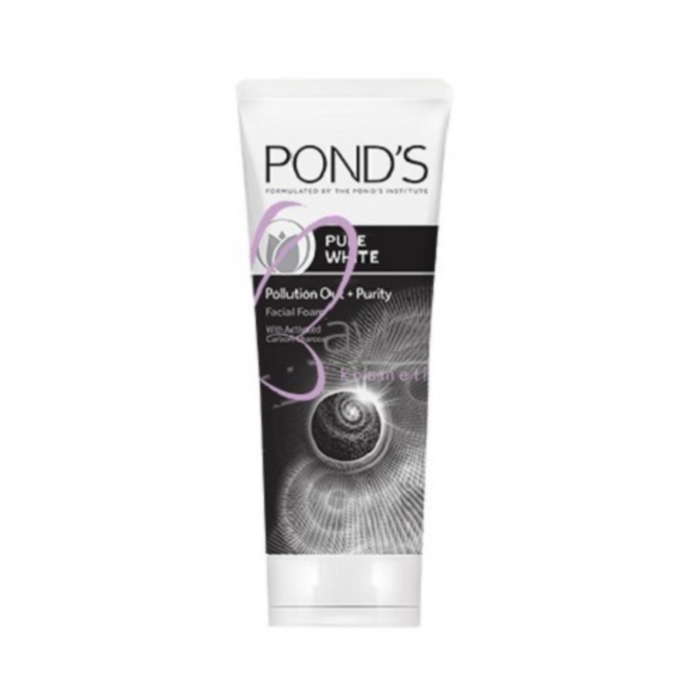 Ponds Pure White Pollution Out + Purity Facial Foam 100 gr - Pond's