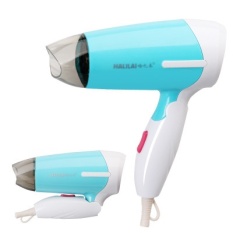 Portable Pengering Rambut, Pengering Rambut, Pengering Rambut (biru) (Lipat) untuk Touring Hotel Asrama Mahasiswa-Intl