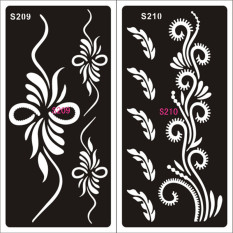 Pro 1 Sheet Hand-Painted Hollow Mold Inkjet Tattoo Henna Templates
Stickers For DIY Tools Professional New Body Painting Kit