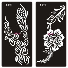Pro 1 Sheet Hand-Painted Hollow Mold Inkjet Tattoo Henna Templates Stickers For DIY Tools Professional New Body Painting Kit