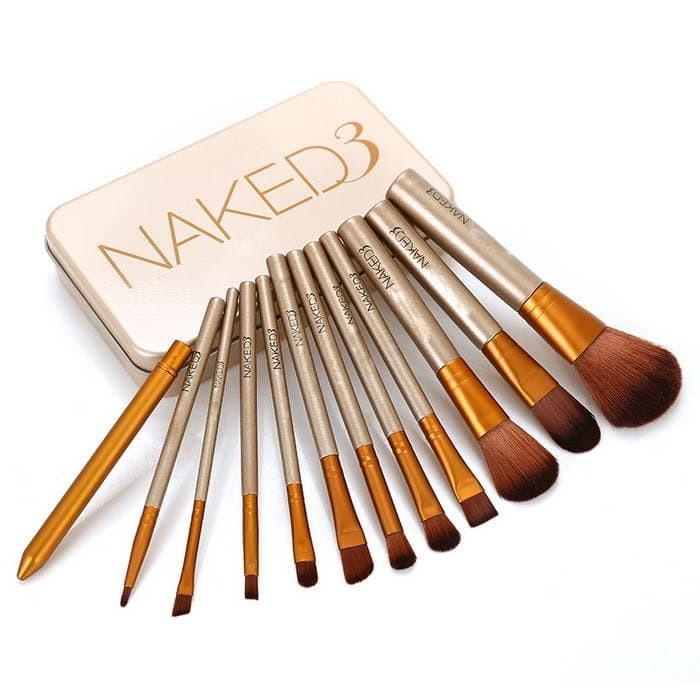 Pro Brush NAKED 3 / NAKED3 Kuas Isi 12 Pcs / Make Up Brush Pro Brush NAKED 3 / NAKED3 Kuas Isi 12 Pcs / Make Up Brush