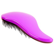 Profesional Detangle Brush Paddle Kecantikan Gaya Sehat Perawatan Sisir Rambut-Ungu