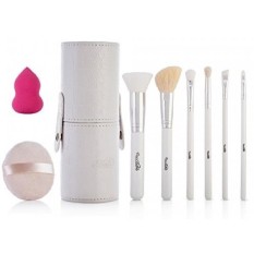 Profesional Makeup Brush Set dengan Stippling Kabuki Foundation dan Contour, Blush/Powder, Eyeashadow, Crease Blending, Eyeliner-Intl