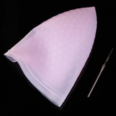 Professional Salon Reusable Hair Colouring Highlighting Dye Cap Hat Hook PK - intl
