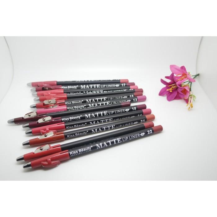PROMO KISS BEAUTY MATTE LIP LINER + SERUTAN Kece