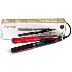 PROMO LAZADA Kemei Catokan Rambut Lurus dan Keriting Kemei 327 - Merah