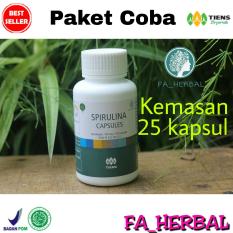 PROMO!!! Tiens - Paket Hemat - 25 KAPSUL - Masker Wajah - Spirilina - Kemasan Botol Ecer - FREE MEMBERSHIP FA_HERBAL