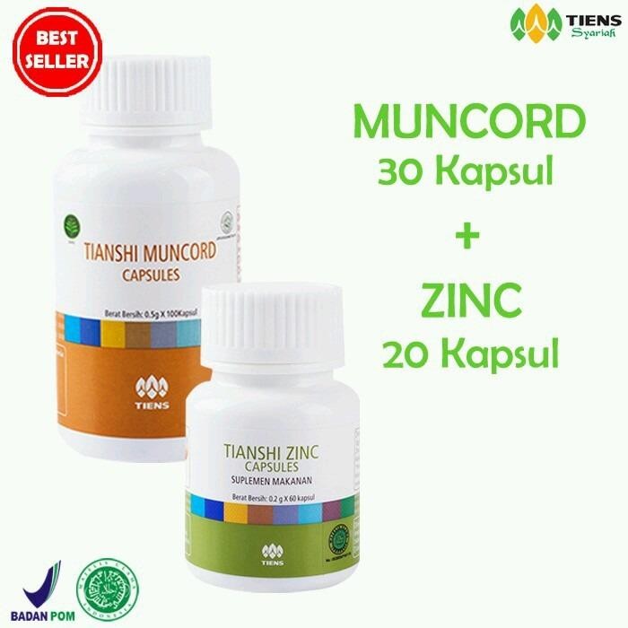 Promo Tiens Penambah Gairah Dan Stamina Hubungan Suami Istri Paling Tokcer / Muncord 20 Kapsul Dan Zinc 30 Kapsul / By Original Herbal Store