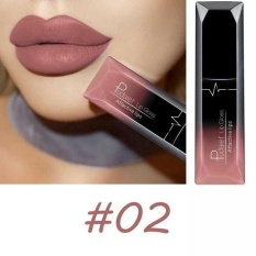 PUDAIER Waterproof Batom Velvet Liquid Lipstik Sexy Red Lip Tint 21 Color Lip Balm Makeup Tahan Lama Matte Nude Gloss Lipgloss 02 Warna-Intl