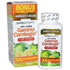 Pure - America's #1 Selling Purely Inspired, Garcinia Cambogia+, 1600 mg, 100 Tablets