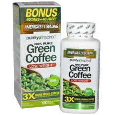Purely Inspired, Green Coffee, 800 mg, 100 Tablets