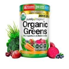 Purely Inspired Organic Greens, USDA Organic, Super Greens Powder, 243 gram