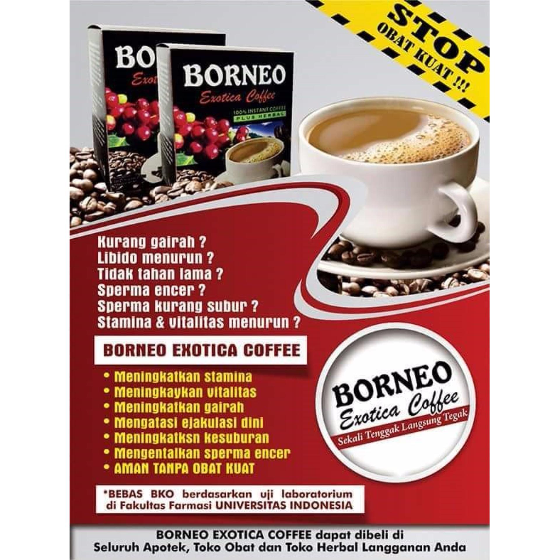 RaHe Cibubur Coffee Borneo Xotik - Kesehatan Pria isi 5 Sachet @ 20 gram
