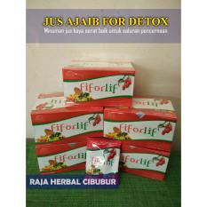 QAL Fiforlif - Jus Ajaib Keluarkan Kotoran mengerak di Usus dan Solusi Susah BAB Paket 5 Box