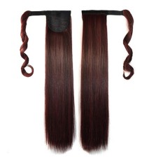 Klip Baru Nyata Dalam Ekstensi Rambut Manusia Lurus Pony Ekor Pembungkus Around Ponytail Greatsell-Internasional