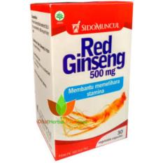 KAPSUL RED GINSENG SIDOMUNCUL, OBAT PRIA DEWASA UNTUK PENAMBAH STAMINA HERBAL