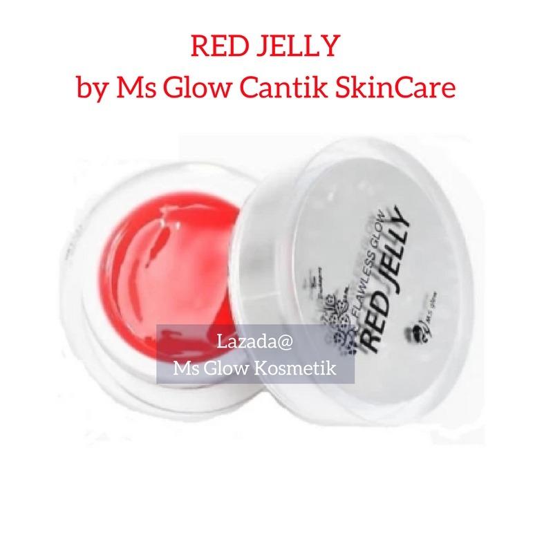 Red Jelly MS Glow / MSGlow Red Jelly / Cream Red Jelly Original 100% / RedJelly untuk Wajah Glowing dan Kencang