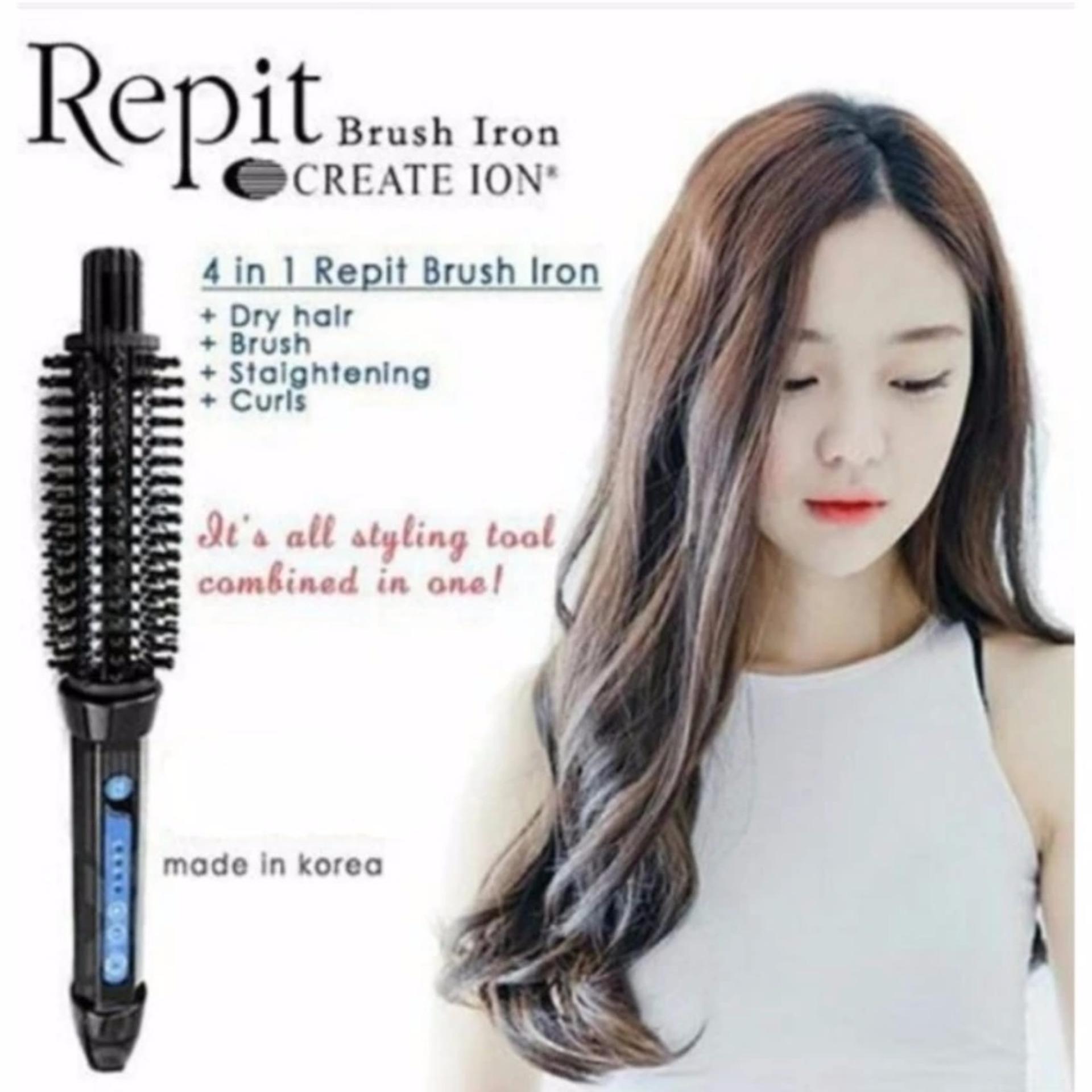 Repit Brush Iron / Repit Brush Iron Untuk Blow Dan Stylish Rambut (Repit)