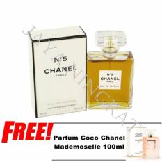 Ricko Jaya Canel No 5 Parfum EDP Wanita 100ml - Free Cco Canel Mademosele Parfum EDP Wanita 100ml