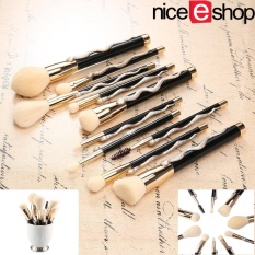 Ruixiang 10 Pcs Khusus Super Soft Makeup Brush Cosmetics Foundation Blending Brush Kuas Bedak Wajah-Intl
