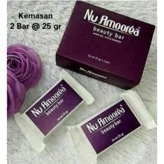 Sabun Amoorea Solusi Masalah Kulit Berjerawat, Flek dan Bopeng Kemasan 1 Box (2 Bar @ 25gr)
