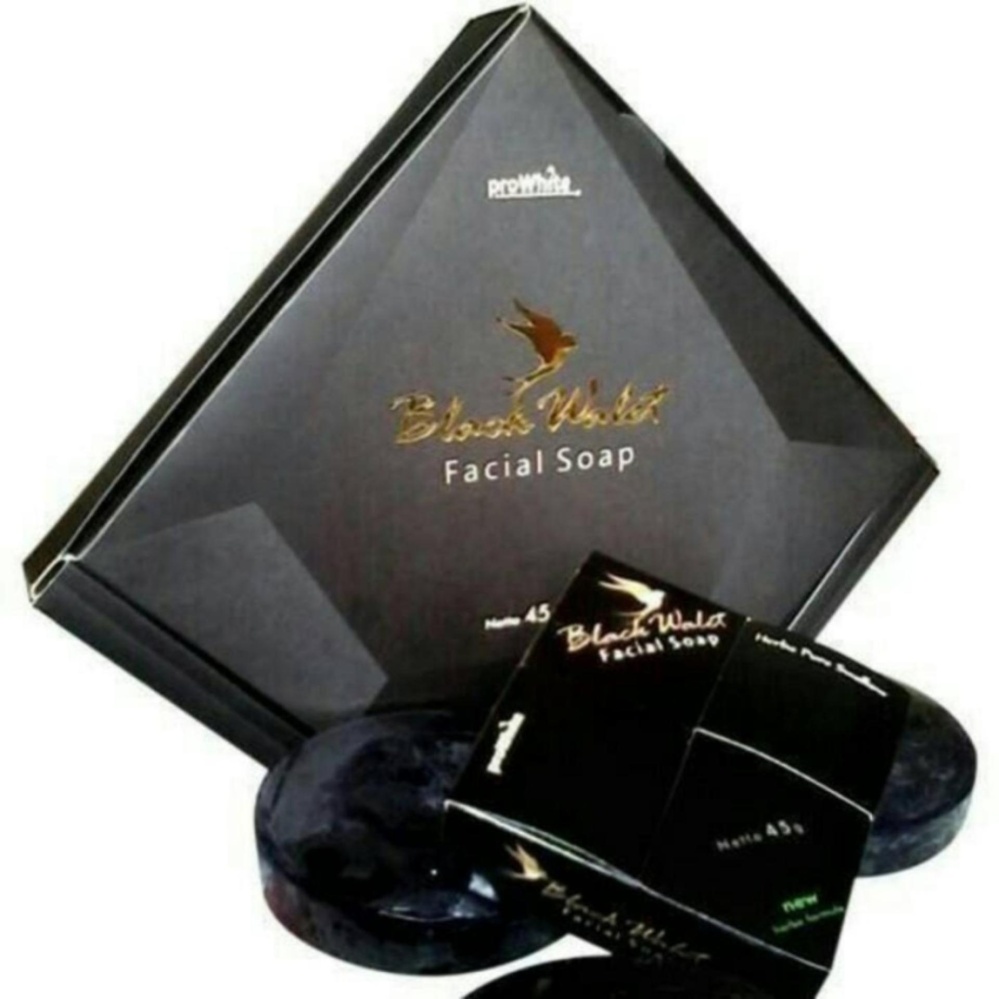 Sabun Kecantikan Black Walet Facial Soap - 3x45gr 