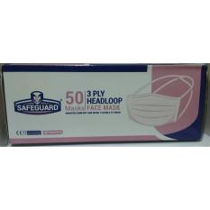 SAFEGUARD Masker 3 Ply 50's Headloop - Masker Hijab, Masker Debu, Kualitas Sensi Mask