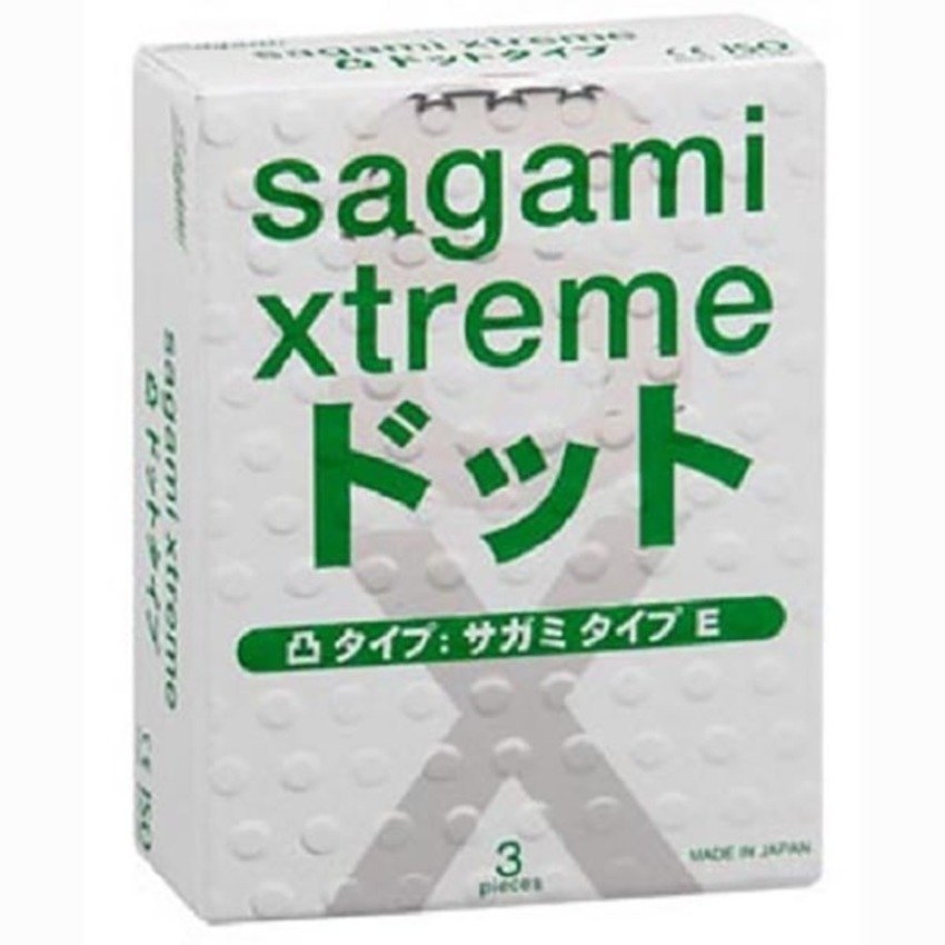 Sagami Kondom Xtreme Dotted - S - 3