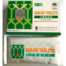 Sanjin Tablet (SSA) 36'S - Obat Pereda Panas Dalam, Obat Sariawan, Obat Batuk, Sakit Tenggorokan, Tenggorokan Kering