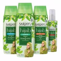 Sariayu Paket Hijab Series A 4 in 1 - isi 1 Shampo 1 Conditioner 1 Hair Tonic Lotion - @180ml 1 Hair Mist 100ml