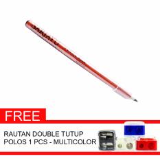 Sariayu Pensil Alis - Coklat + Gratis Rautan Double Tutup Polos 1 Pcs