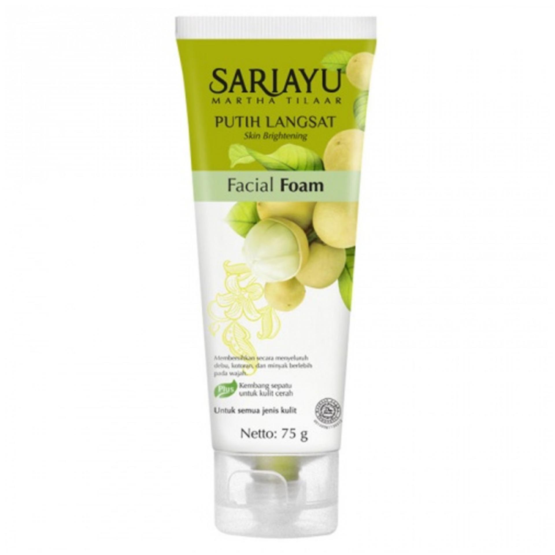 SARIAYU Putih Langsat Facial Foam New [75gr]